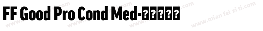FF Good Pro Cond Med字体转换